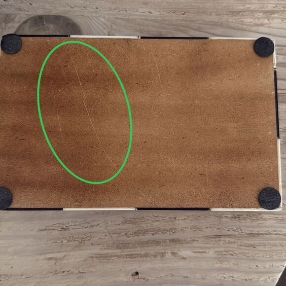 Bone Inlay Valet Box | Handmade Geometric Storage for Desk or Dresse - Picture 7 of 7